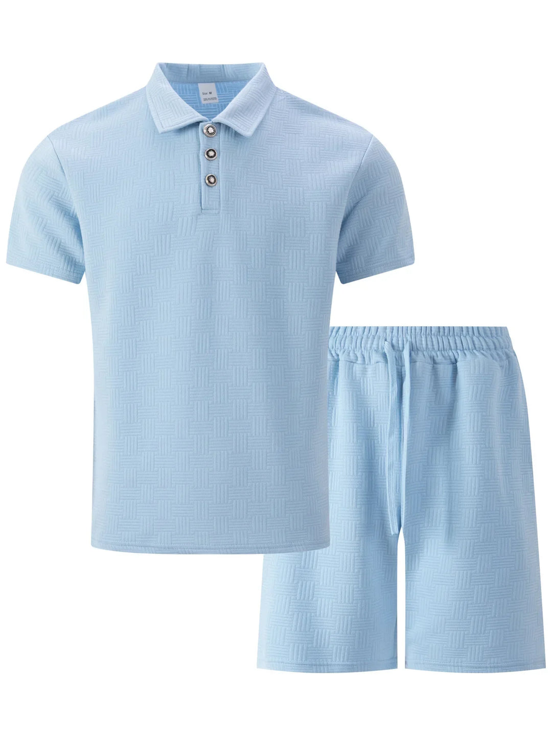 Pryce - Lightweight Men's Polo Shirt & Shorts Set