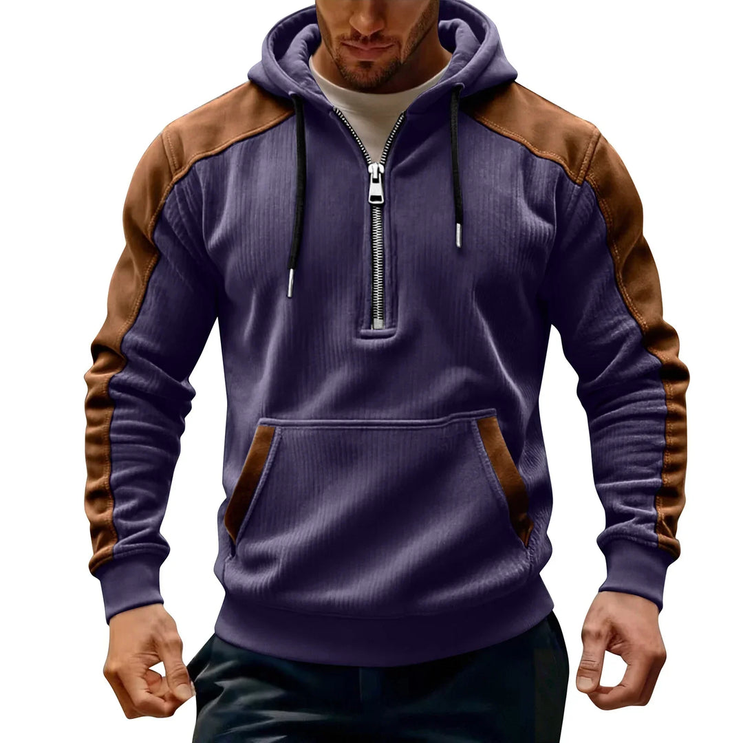 Quinren - Stylish Casual Hooded Sweatshirt