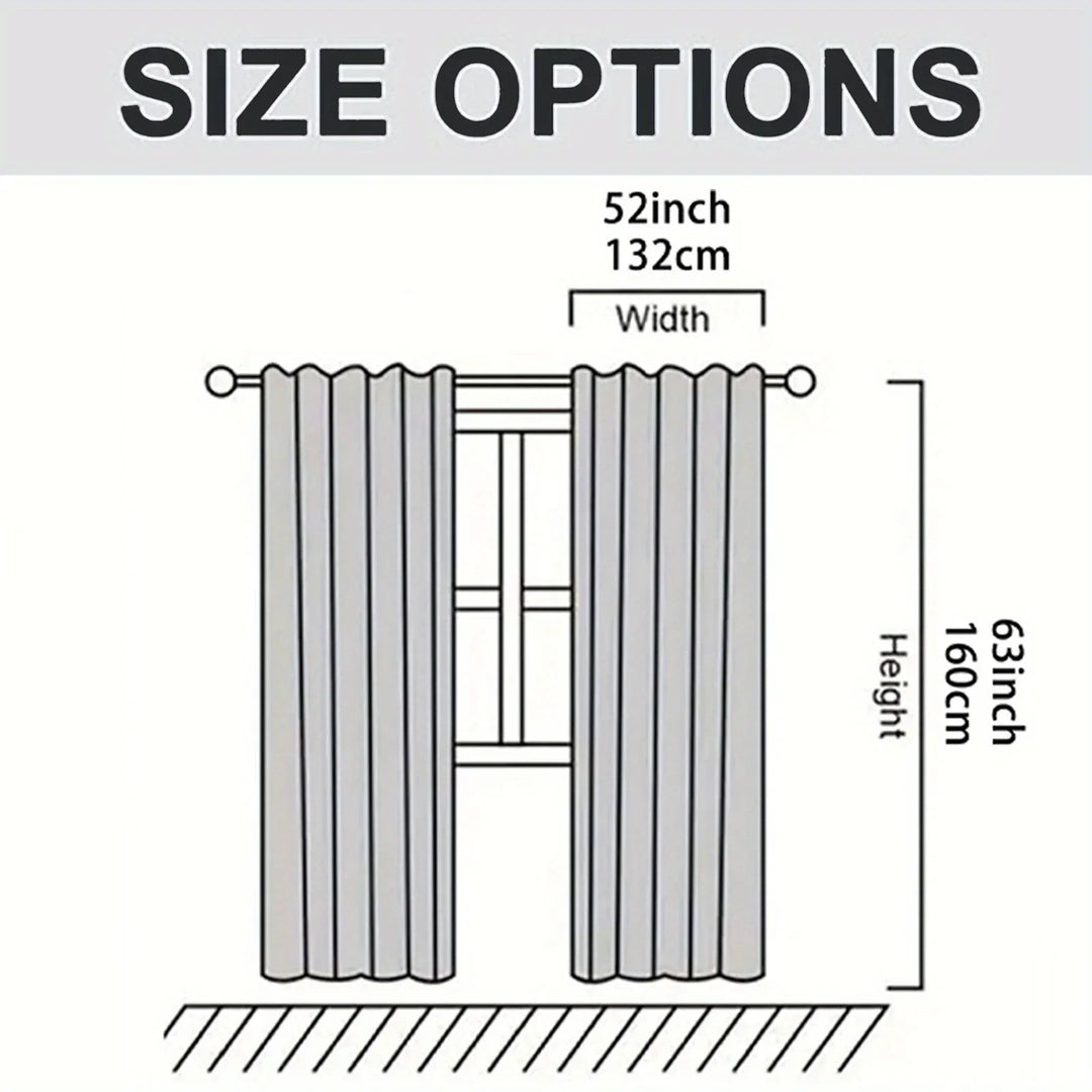 Ashvina - Christmas Decorative Curtain
