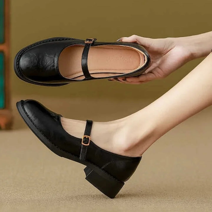 Arlet - Polished Mary Jane Shoes