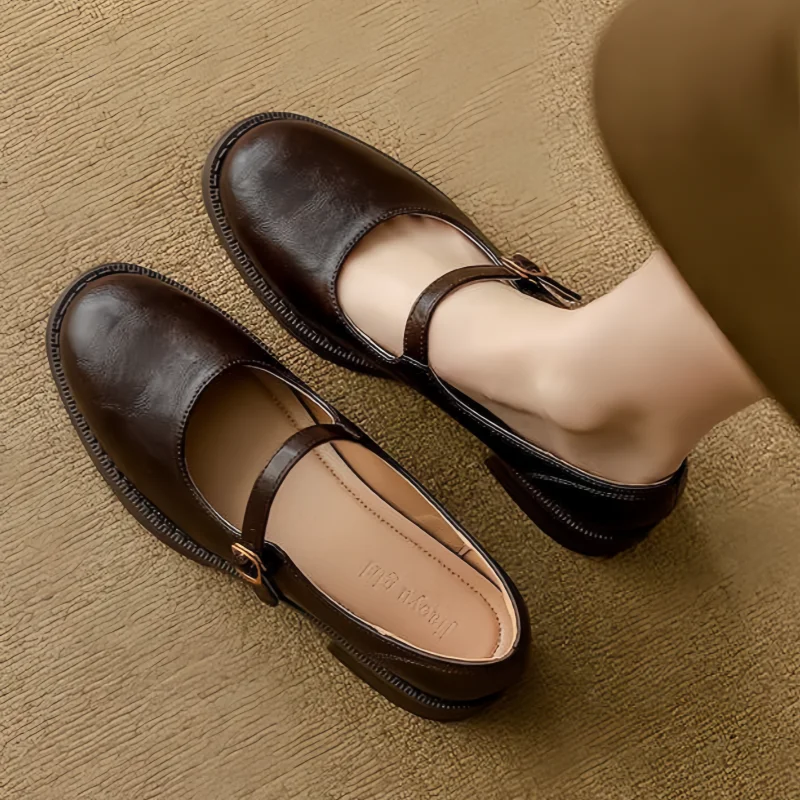 Arlet - Polished Mary Jane Shoes