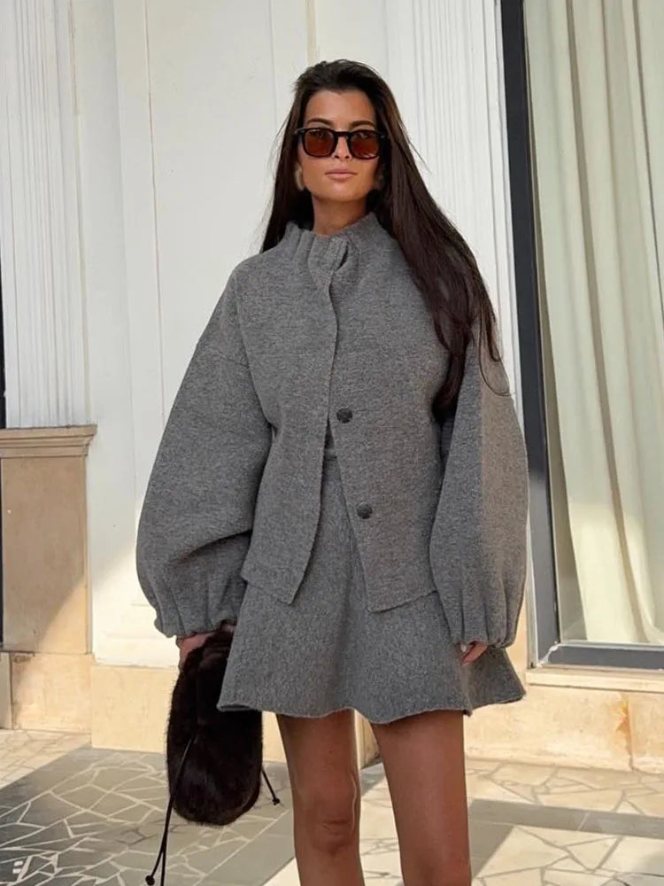 Lumiara - Premium Two-Piece Skirt Set