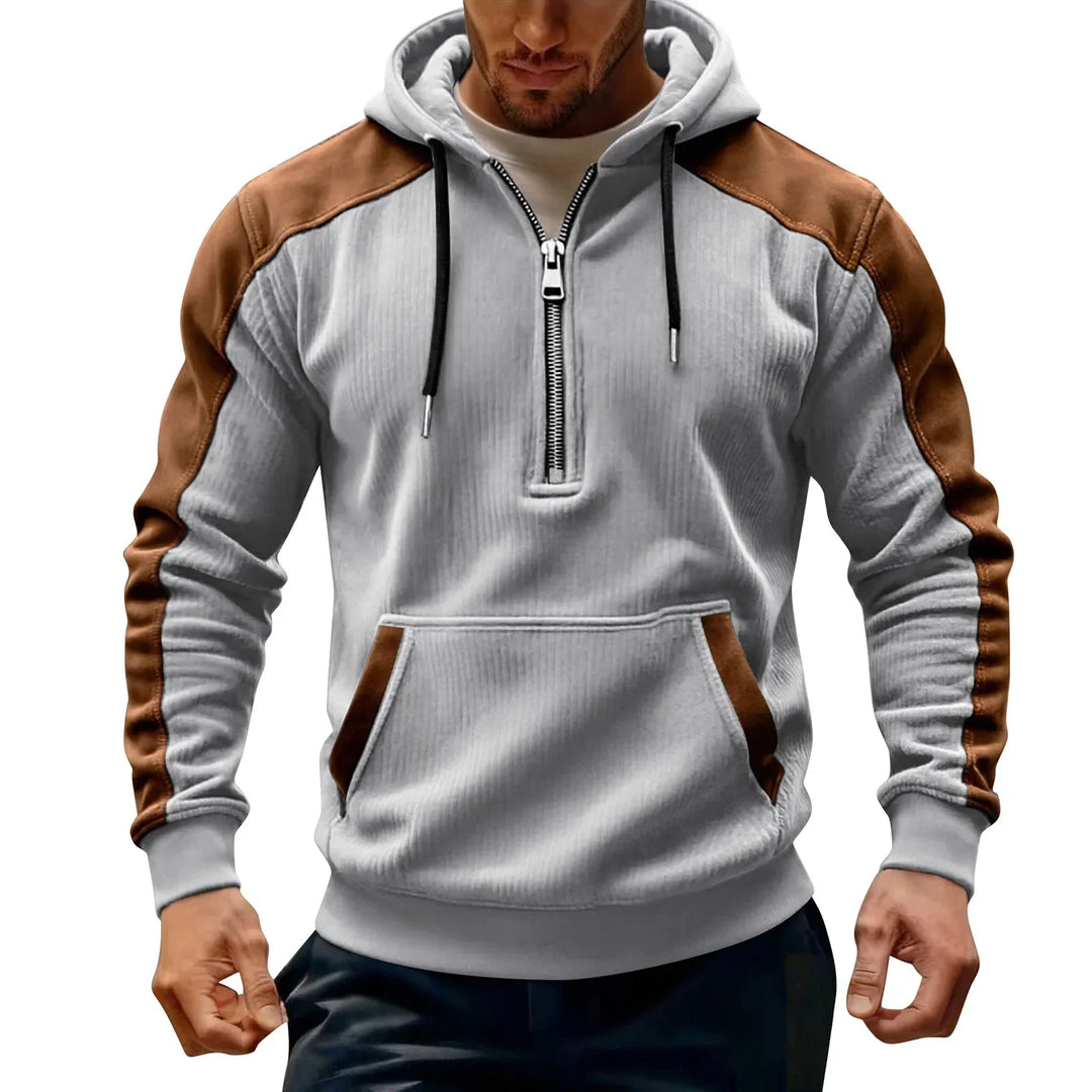 Quinren - Stylish Casual Hooded Sweatshirt