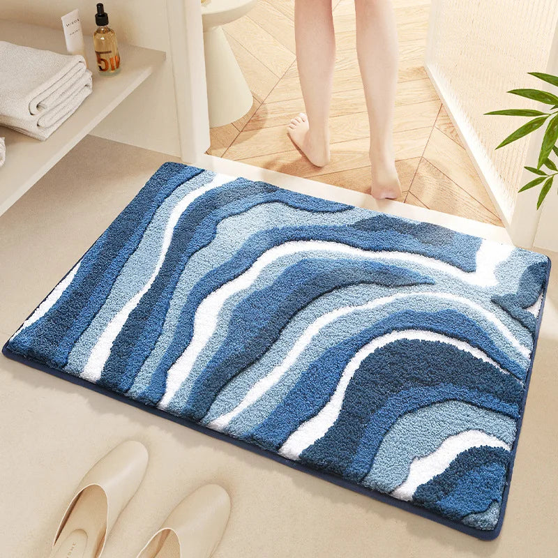 Plush Water Absorbent Bath Mat