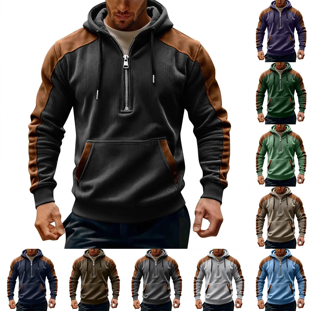 Quinren - Stylish Casual Hooded Sweatshirt