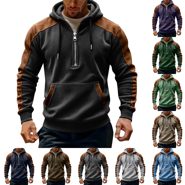 Quinren - Stylish Casual Hooded Sweatshirt