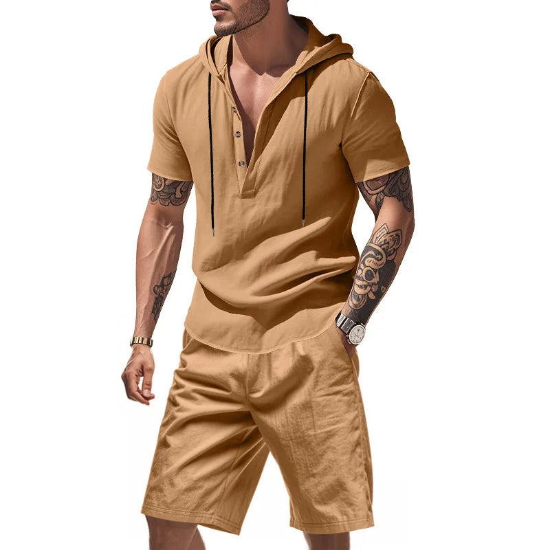 Dylan - Breathable Hoodie & Shorts Set