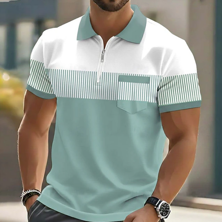 Bexford - Soft-Touch Zip-Neck Polo Shirt