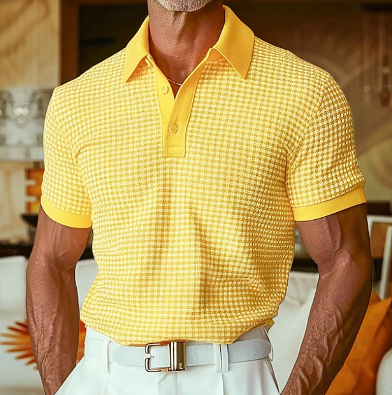 Chatwin - Premium Checked Polo Shirt