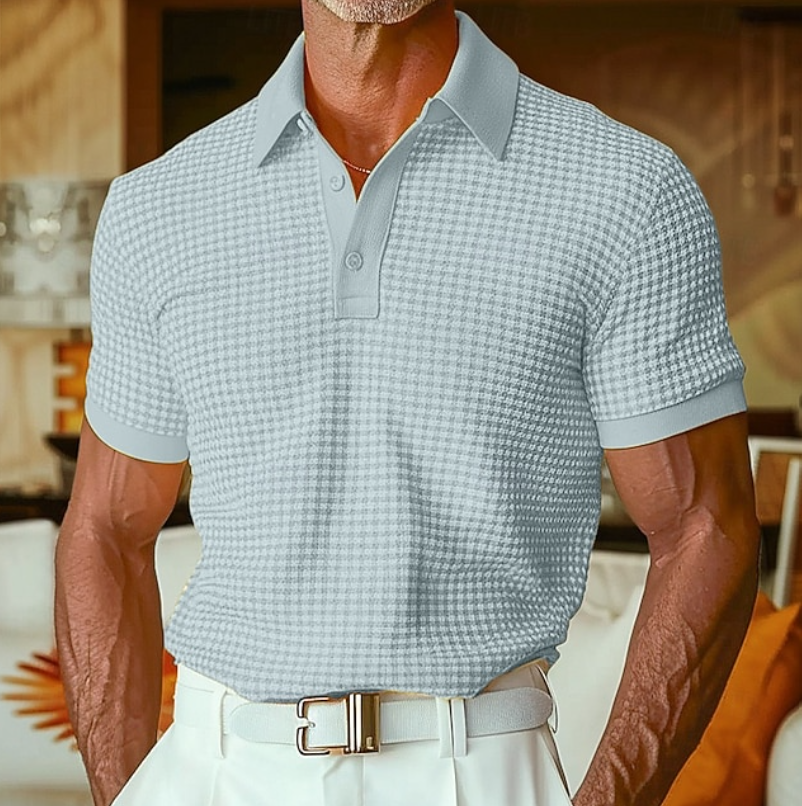 Chatwin - Premium Checked Polo Shirt
