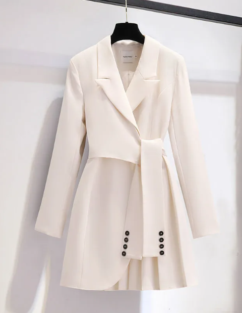 Kaliryn - Elegant Casual Belted Coat