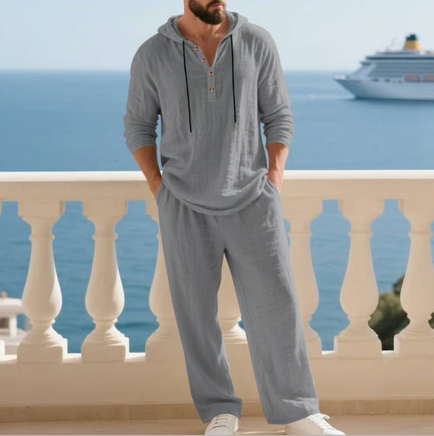 Highmore - Relaxed-Fit Linen Two-Piece Set
