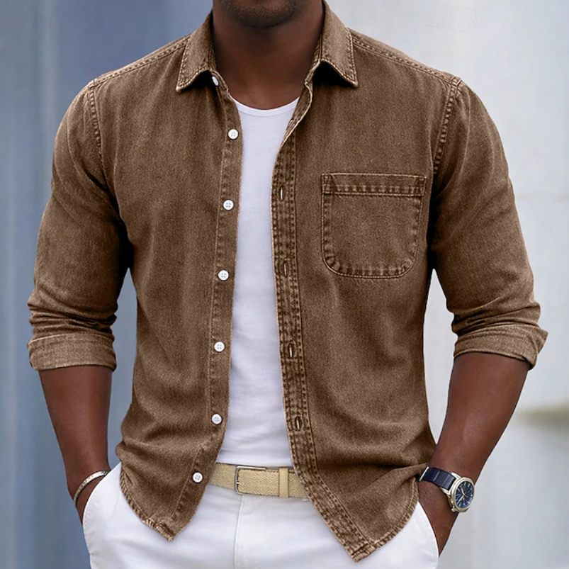 Cromwell - Soft-Touch Long-Sleeve Shirt