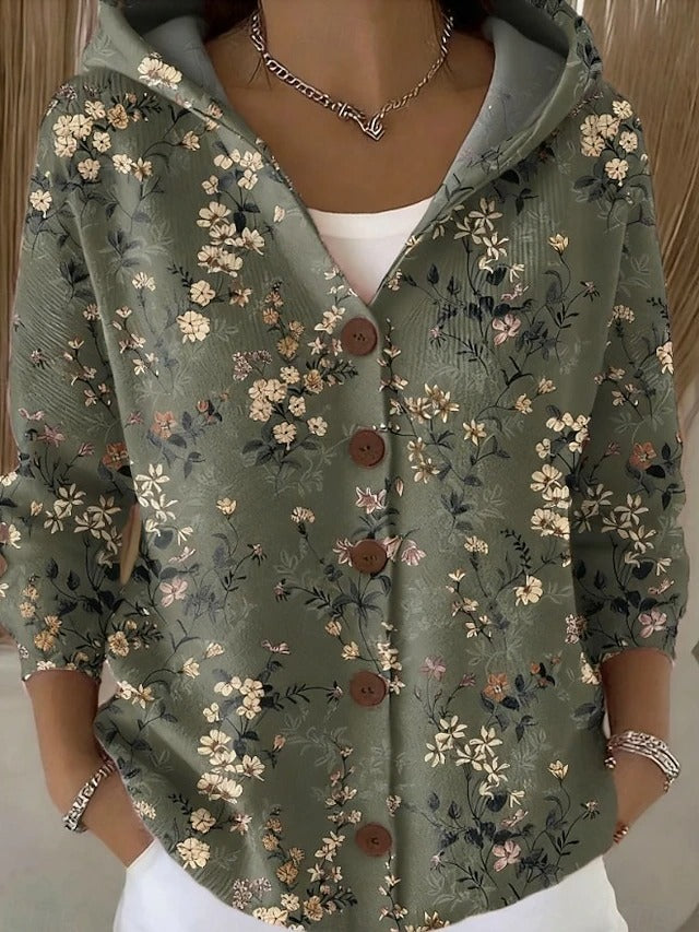 Galirae - Hooded Button Down Shirt