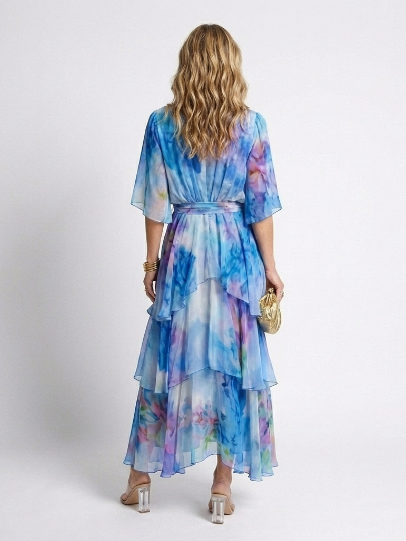 Elsinora - Soft-Touch Layered Maxi Dress