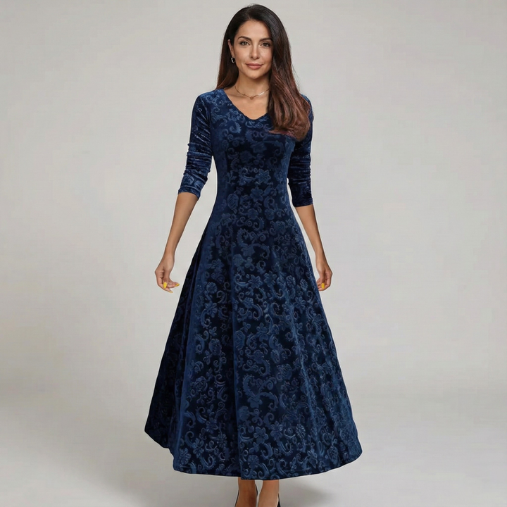 Orliya - Luxe Soft-Touch Evening Dress