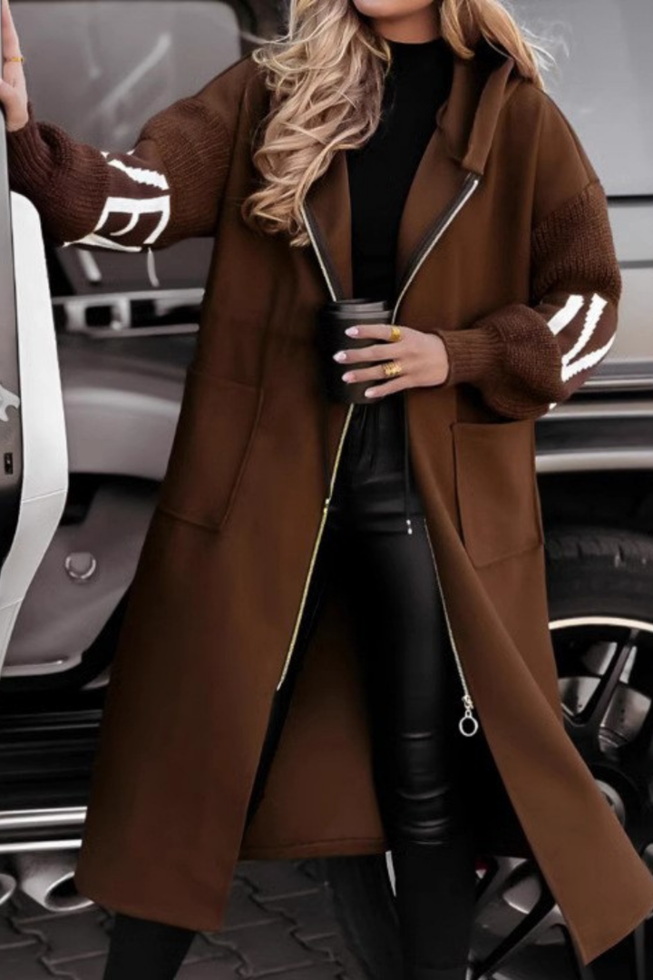 Amelinda - Stylish Casual Hooded Coat