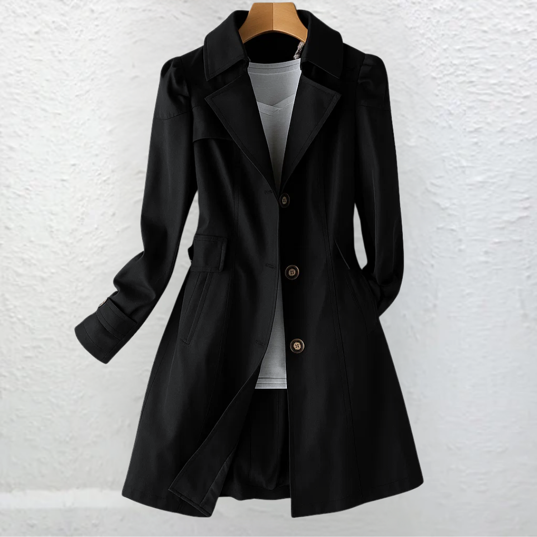 Kaliah - Soft-Touch Trench Coat