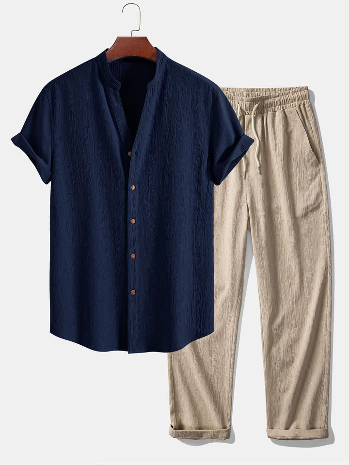 Larkin - Textured Two-Piece Set