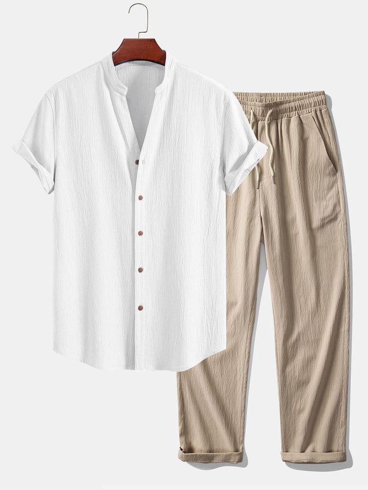 Larkin - Textured Two-Piece Set