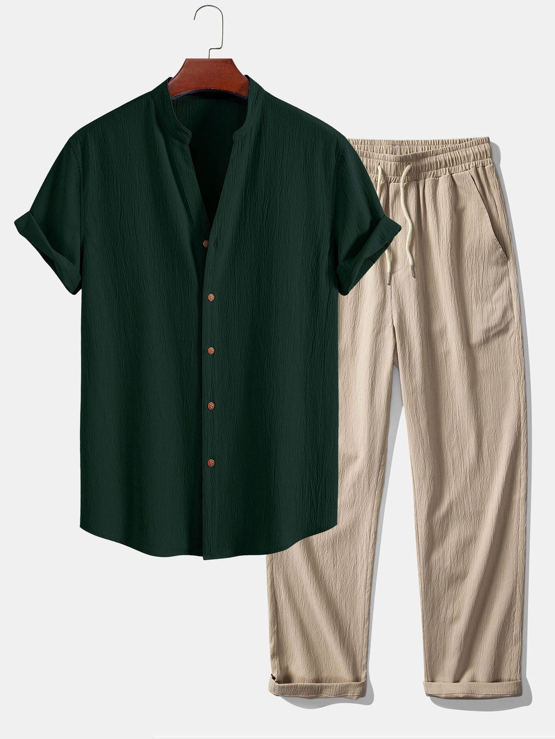 Larkin - Textured Two-Piece Set