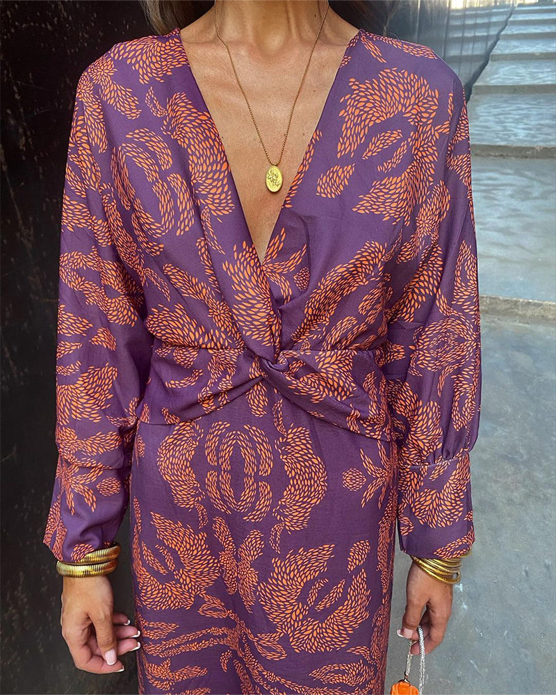Zoe - Premium Wrap Midi Dress