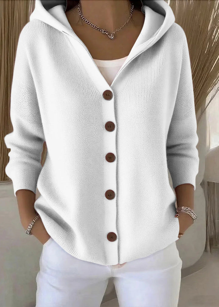 Alsira - Soft-Touch Hooded Cardigan