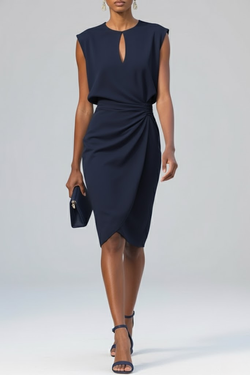 Gisella - Elegant Midi Cocktail Dress