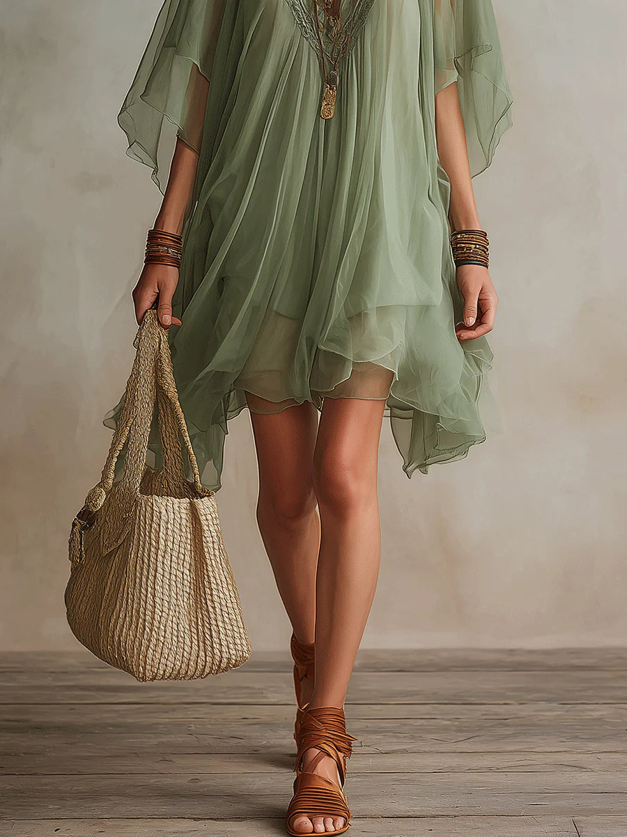 Ravenna - Soft-Touch Mini Dress