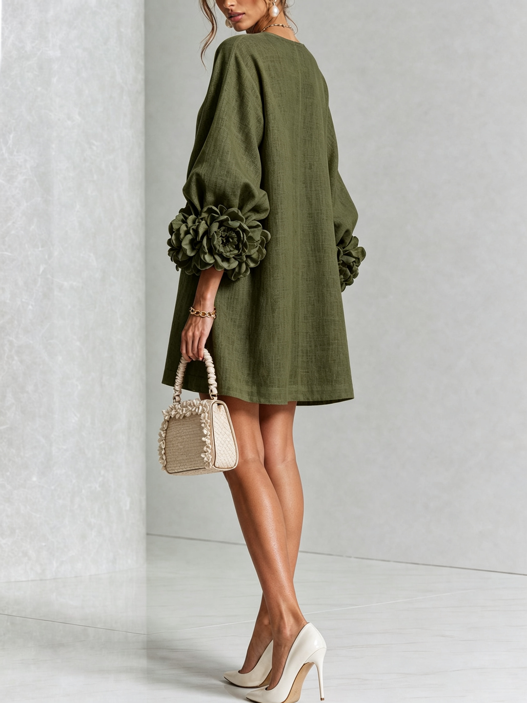 Saralyn - Sculptural Mini Dress