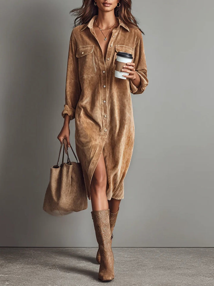 Adara - Soft-Touch Midi Dress