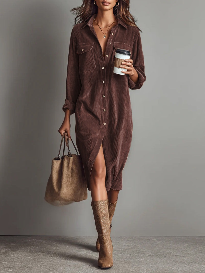 Adara - Soft-Touch Midi Dress