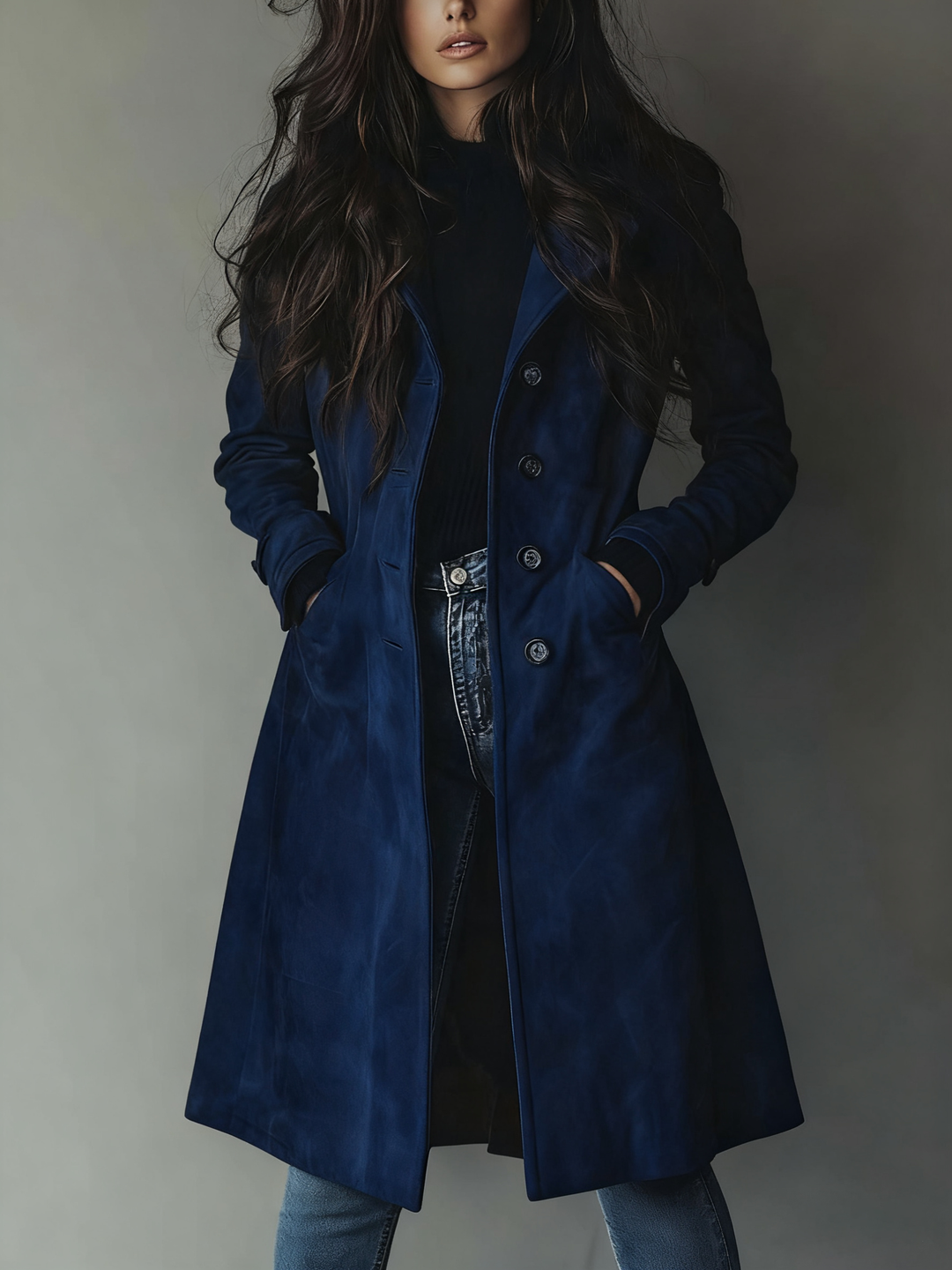 Ferlina - Soft-Touch Trench Coat