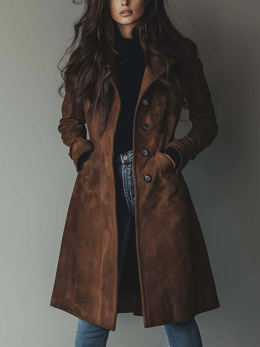 Ferlina - Soft-Touch Trench Coat
