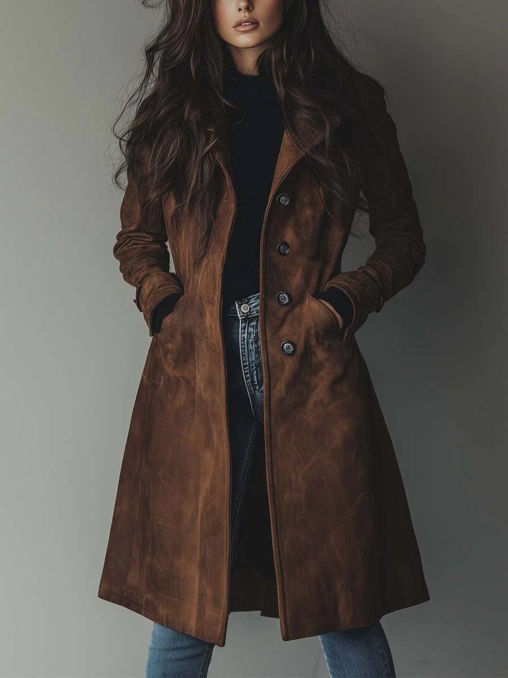 Ferlina - Soft-Touch Trench Coat