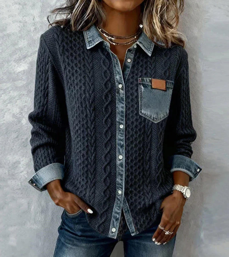 Tiralia - Textured Knit Shirt