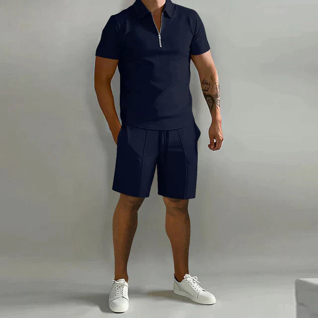 Fenton - Lightweight Polo Shirt & Shorts Set