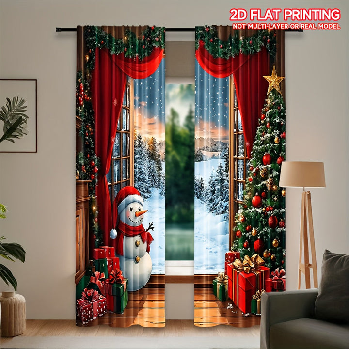 Aurielyn - Christmas Decorative Curtain