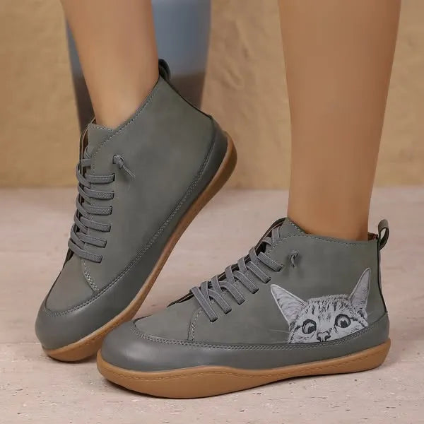 Zorelle - Cat Detail Comfort Ankle Shoes