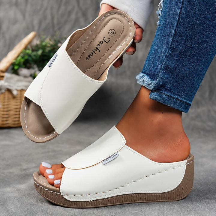Verena - Platform Slip-On Sandals