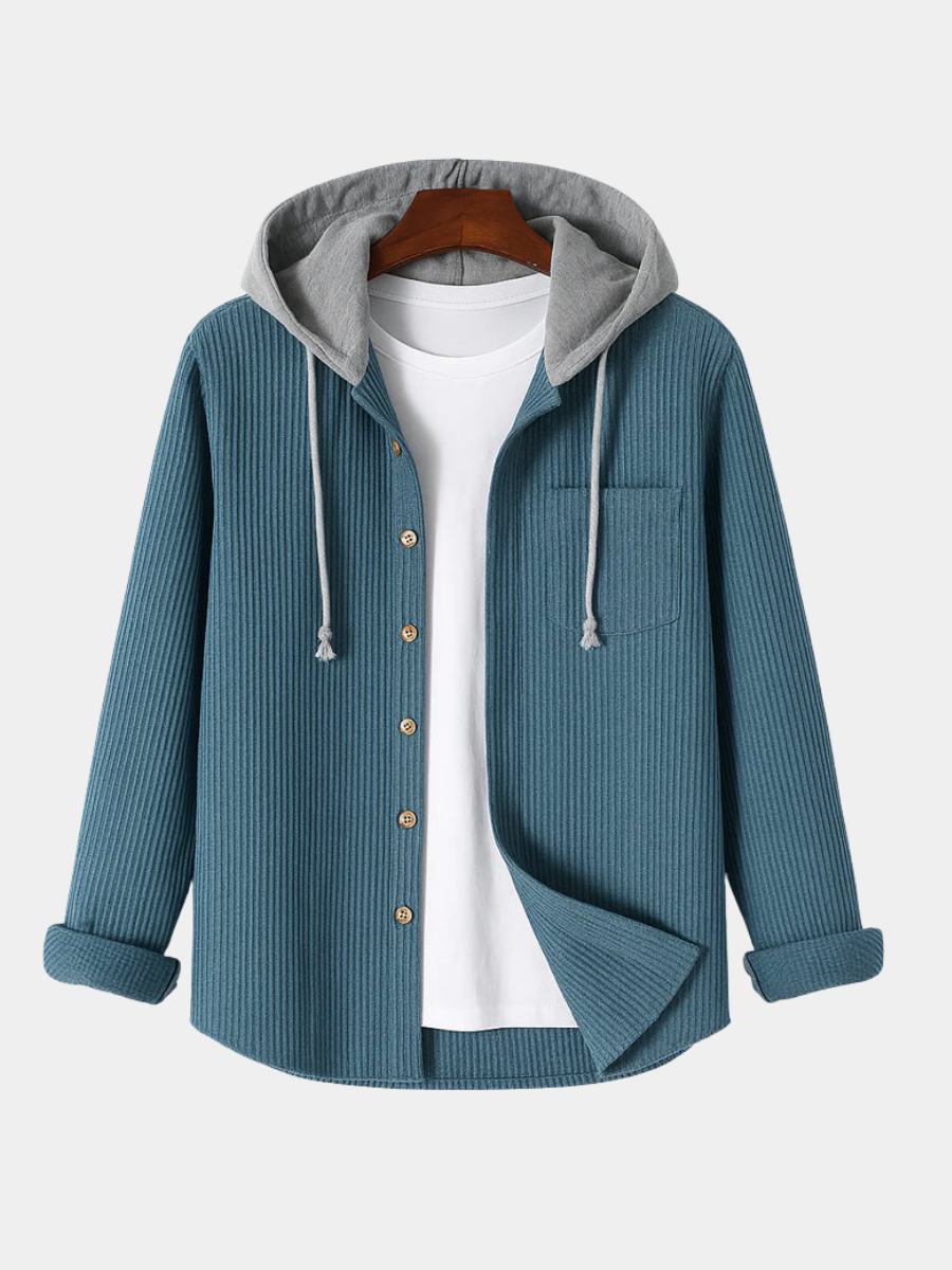 Andrellis - Stylish Casual Hooded Jacket