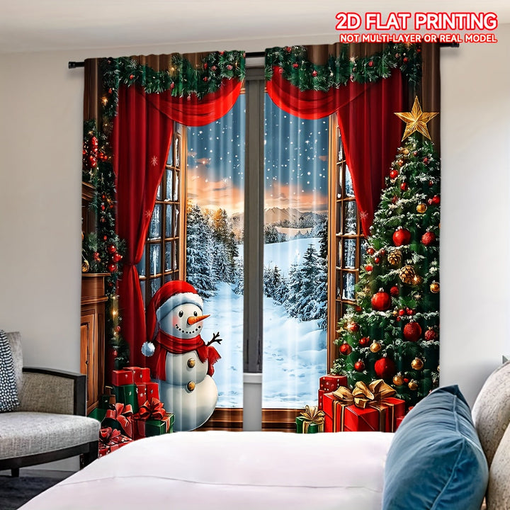 Aurielyn - Christmas Decorative Curtain