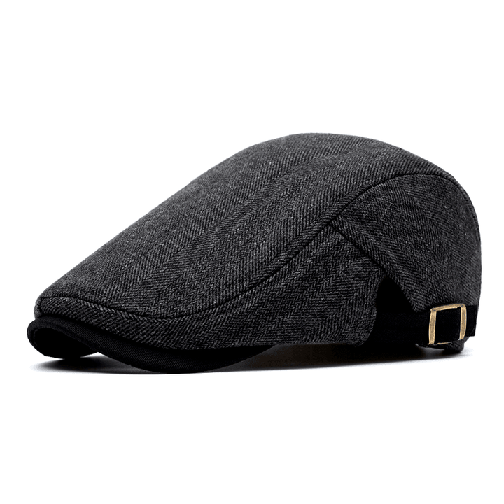 Linus - Textured Flat Cap