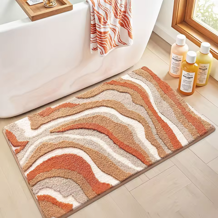 Plush Water Absorbent Bath Mat