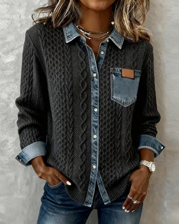 Arlette - Stylish Casual Sweater Shirt