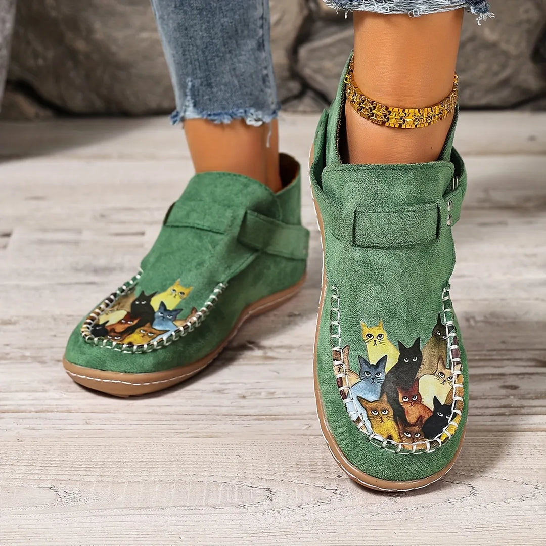 Cara - Buckle Detail Comfort Loafers
