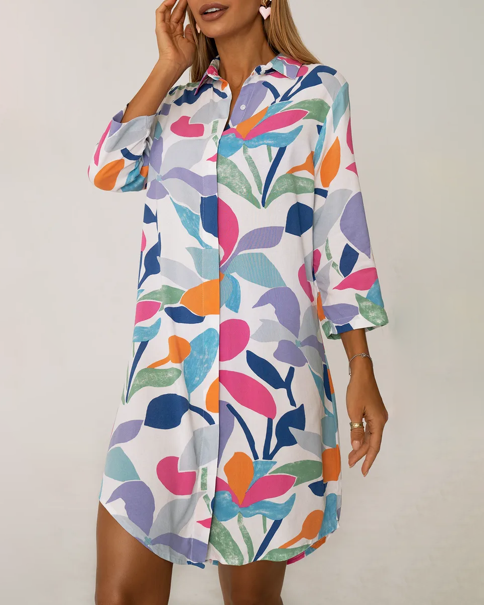 Daniela - Long Shirt Swim Cover-Up