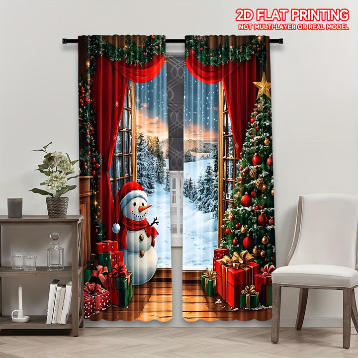 Aurielyn - Christmas Decorative Curtain