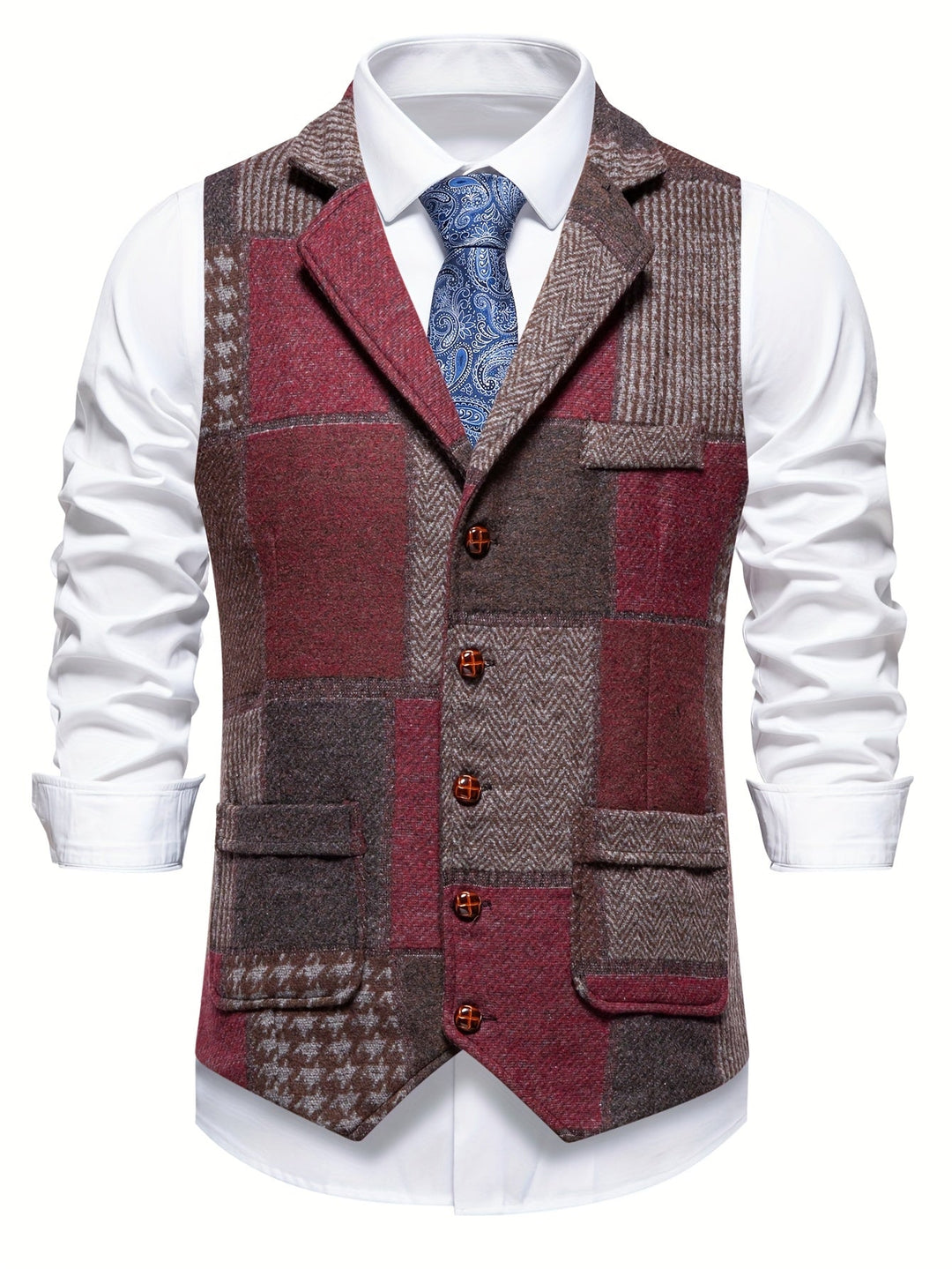 Ellis - Herringbone Waistcoat