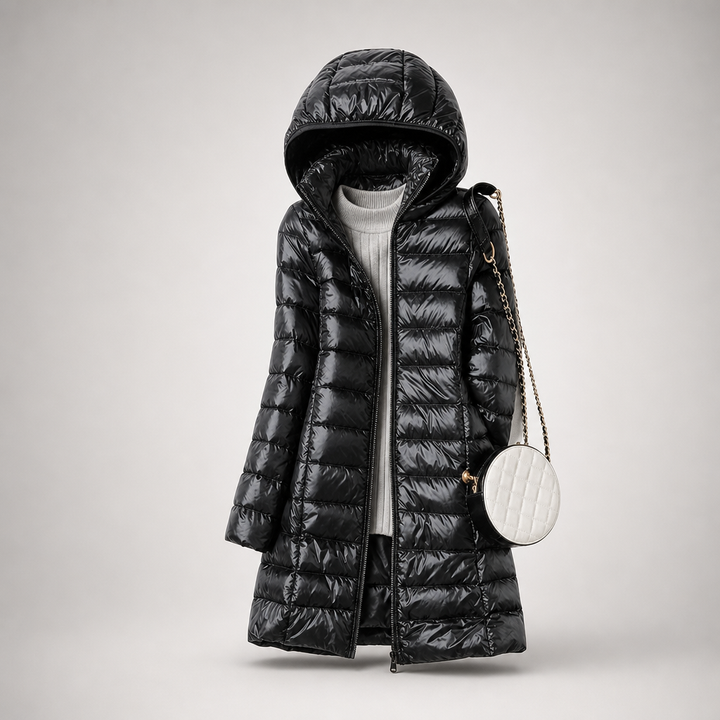 Kaelin - Heavyweight Longline Hooded Puffer Coat